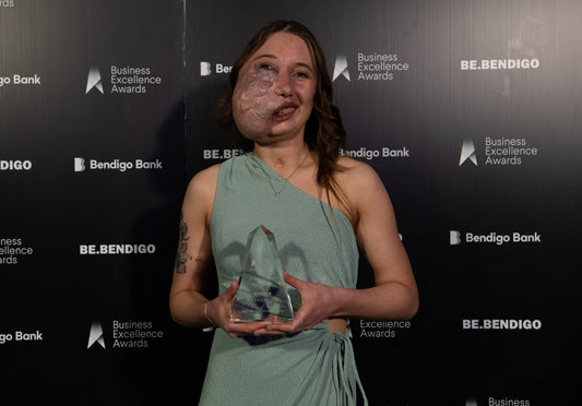 Artist Jess Keeli emerges as Bendigo business award winner